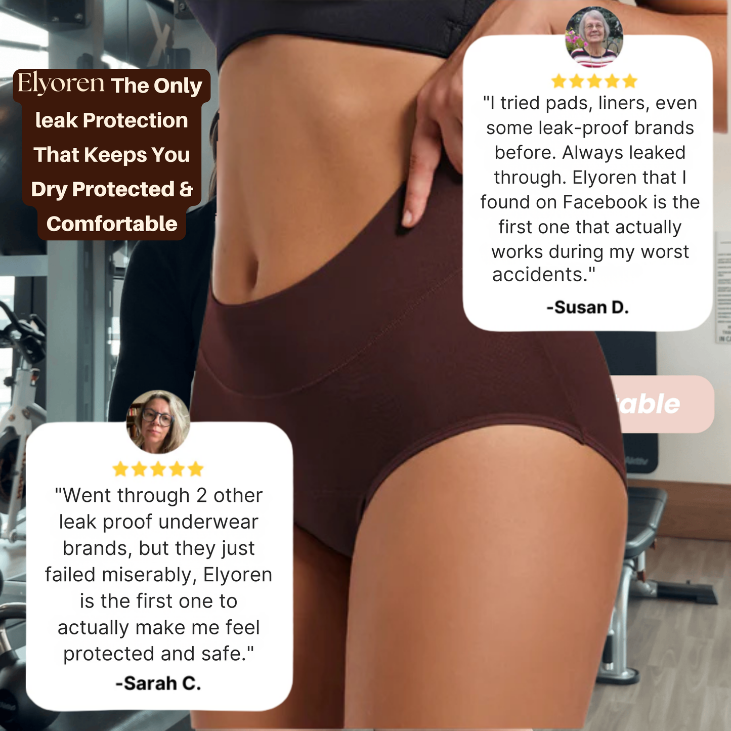 Elyoren Leak-Proof Underwear - 4-Pack