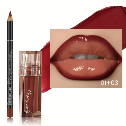 Elyoren - Ombre Lip Gloss & Lip Liner Set
