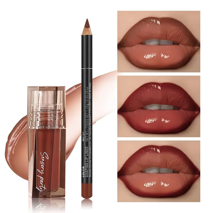Elyoren - Ombre Lip Gloss & Lip Liner Set