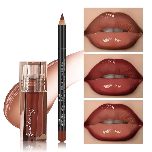 Elyoren - Ombre Lip Gloss & Lip Liner Set
